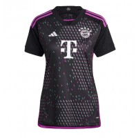 Camiseta Bayern Munich Alphonso Davies #19 Segunda Equipación Replica 2023-24 para mujer mangas cortas
